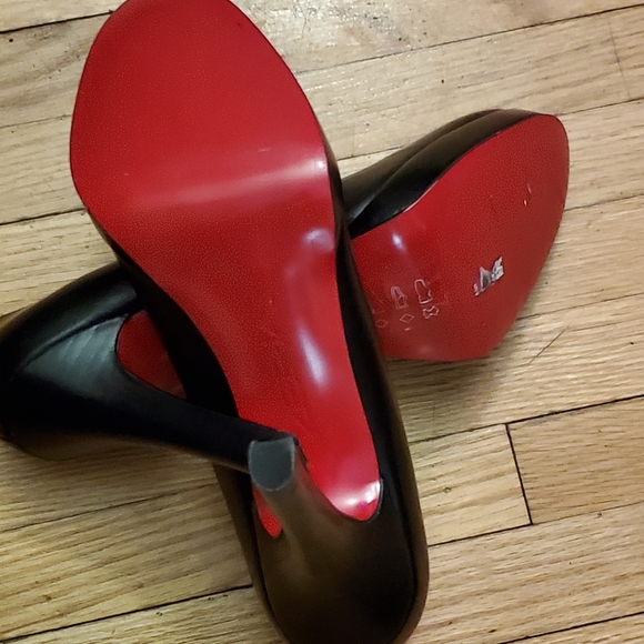 Red sole leather heel - Picture 5 of 6
